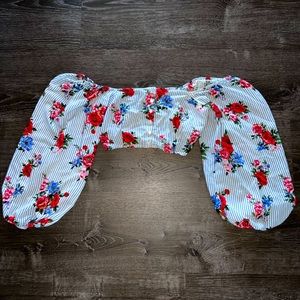 Forever 21 cropped bell sleeve